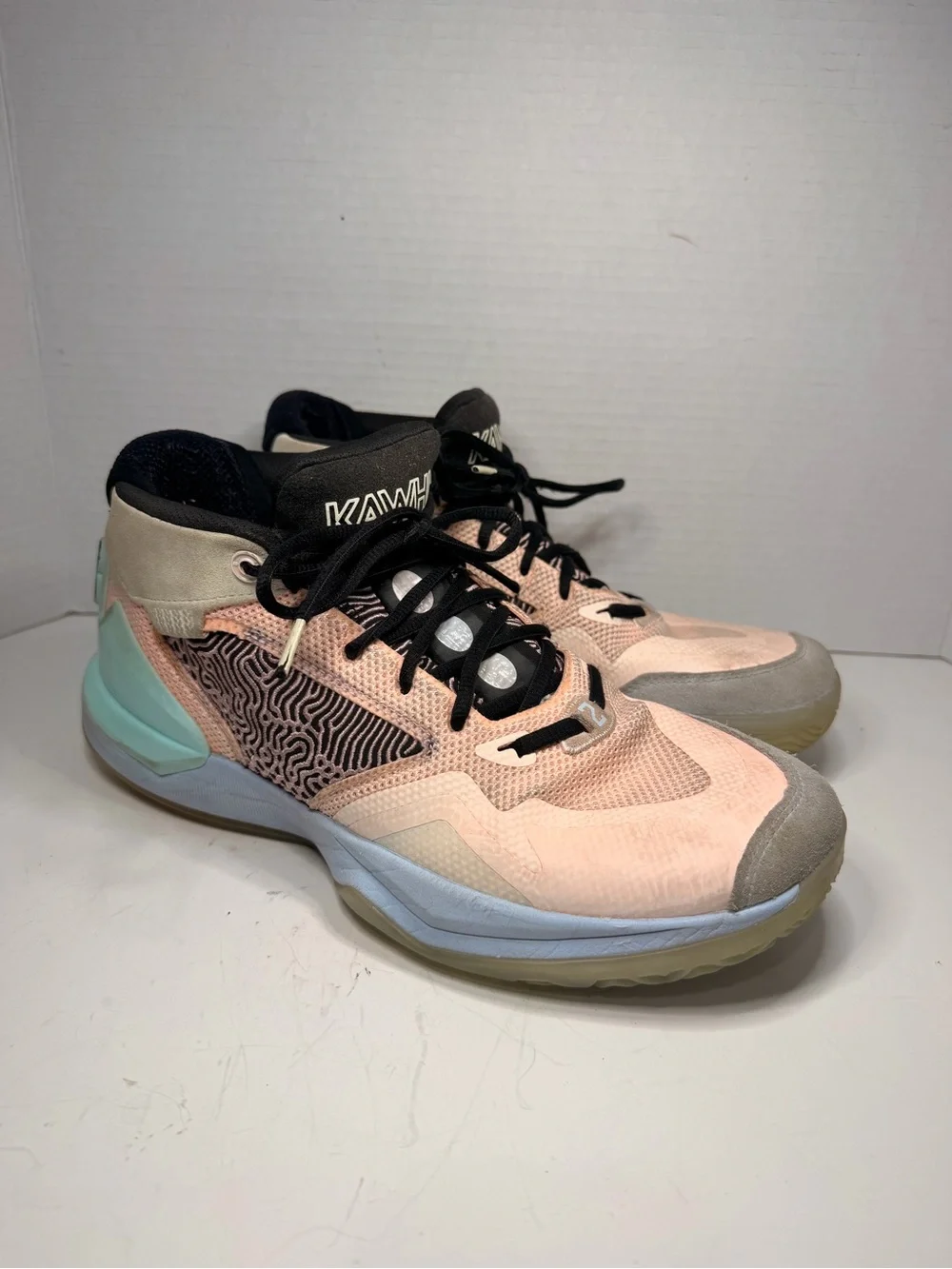 New Balance KAWHI 'Cloud Pink' Basketball Sneakers BBKLSES1 Size 9